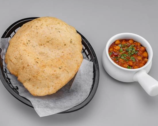 Delicious Chole Bhature at Punjabi Chaat House in Calgary, AB